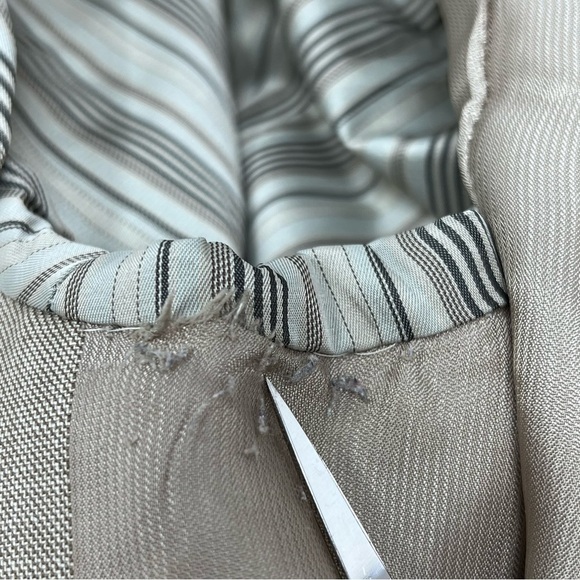 APT 9 Modern Fit Mens Wool Two Button Suit Jacket Sport Coat Size 44L Beige - Picture 13 of 14